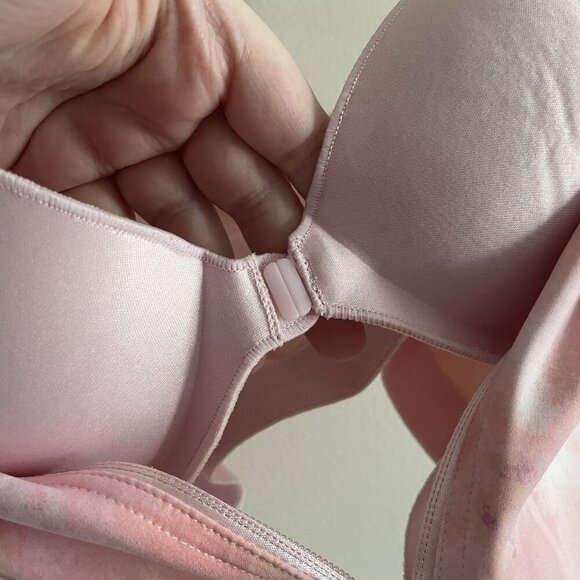 Victorias Secret Women 34C Pink Tie Dye Knockout Front Close Sports Bra - Picture 6 of 10